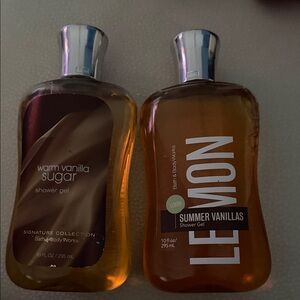 Bath & Body Works Lemon Summer Vanillas Shower Gel